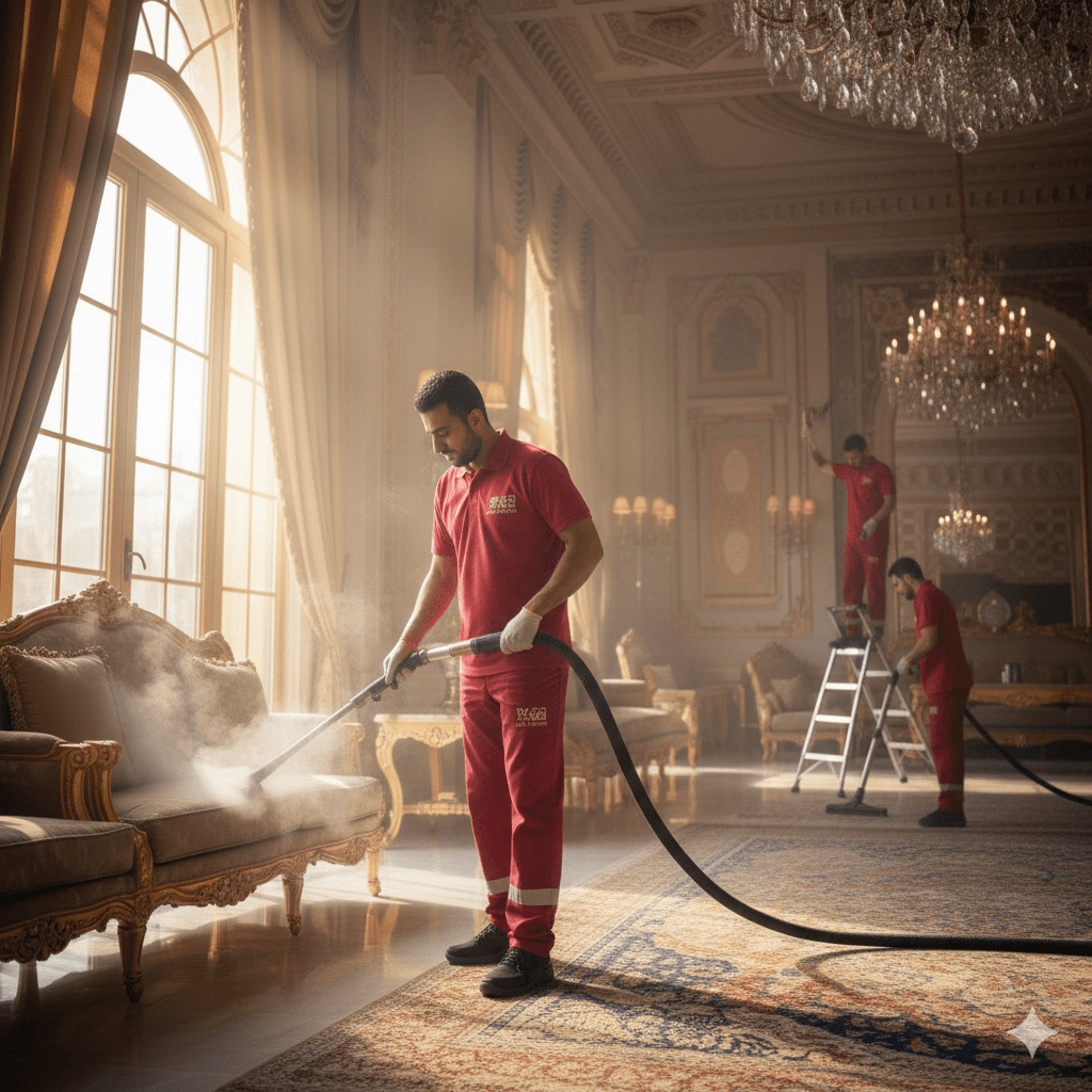 شركة تنظيف مفروشات بالرياض 0579555145  استعد رونق منزلك مع “رؤية” للخدمات المتكاملة — رؤية كلين